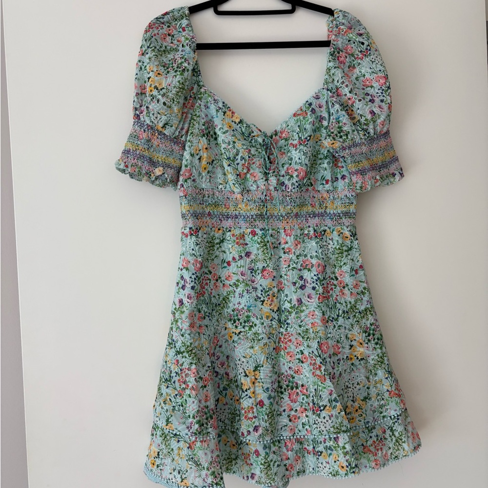 Floral Puff Sleeve Dress